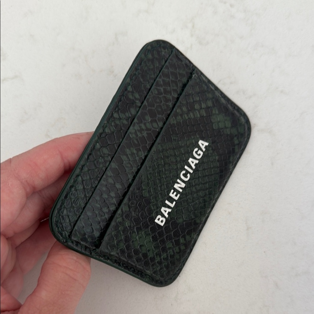Balenciaga Green Card Holder - Picture 4 of 6
